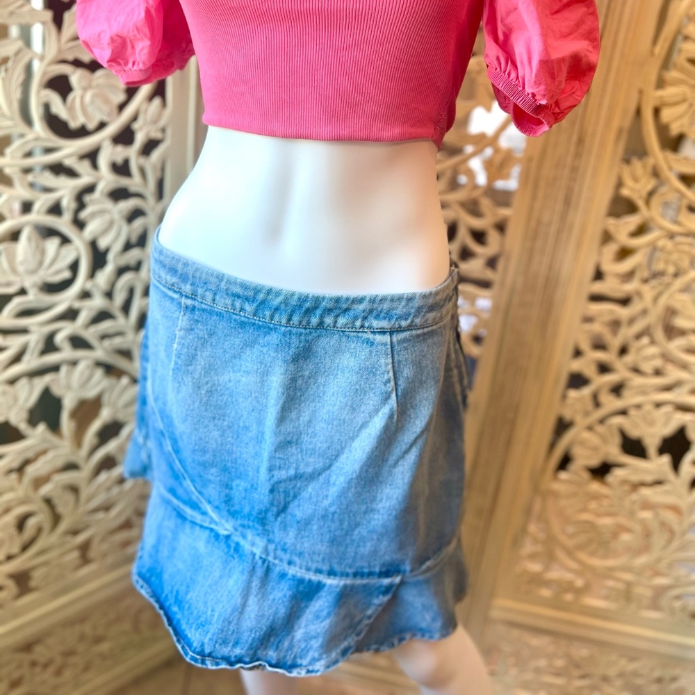 Denim Blue Skirt